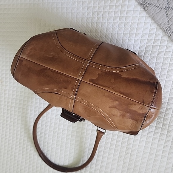 Coach vinathe Y2K Hampton shoulder bag camel - Picture 6 of 11